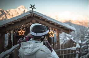 Skiers'Christmas 3 Zinnen