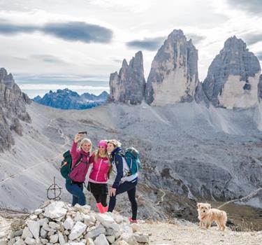 Wandern im Dolomiten UNESCO Welterbe
