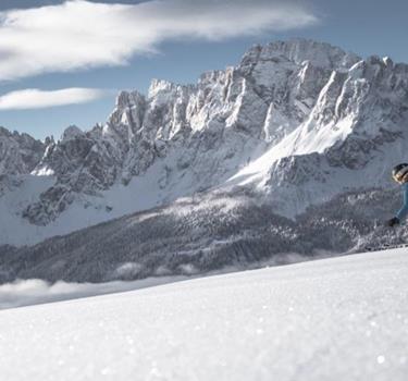 Skifahren in den Dolomiten - UNESCO Welterbe