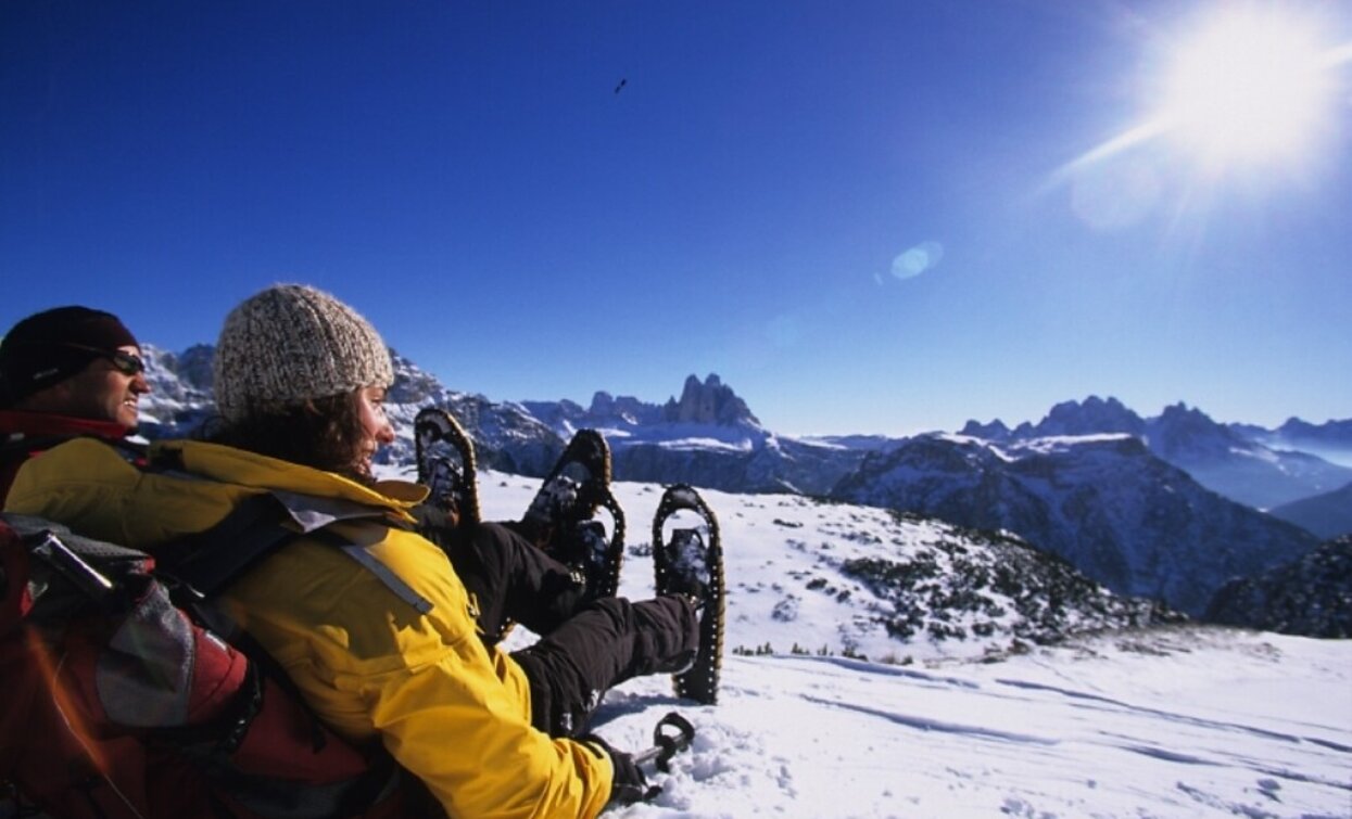 Schneeschuhwandern | © © DreiZinnenMarketing, Toblach Schneeschuhwandern | © © DreiZinnenMarketing, Toblach