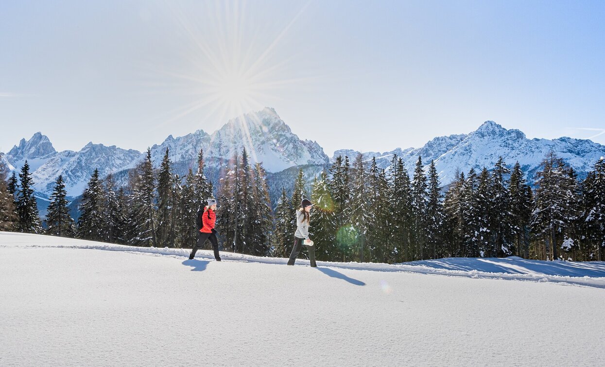 Winterwanderung: Sextner Almwanderung | © Harald Wisthaler, Sexten Winterwanderung: Sextner Almwanderung | © Harald Wisthaler, Sexten