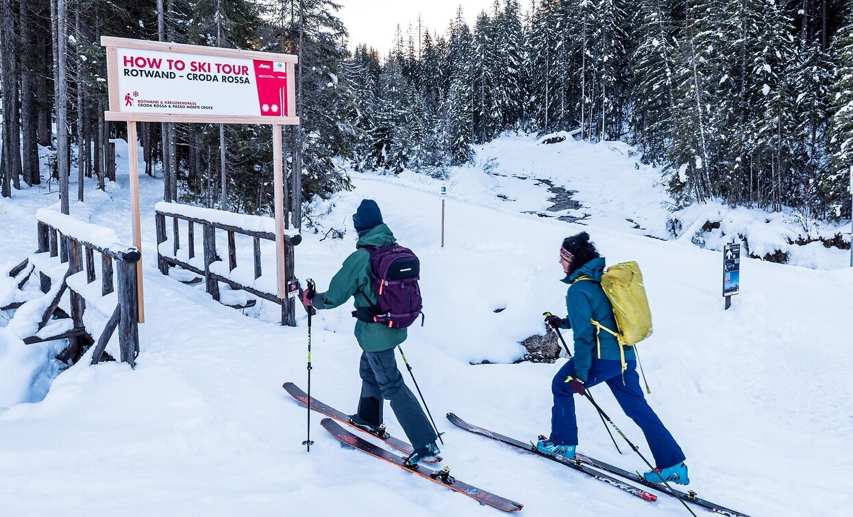 Skitourenlehrpfad | © Daniel Rogger, Sexten Skitourenlehrpfad | © Daniel Rogger, Sexten