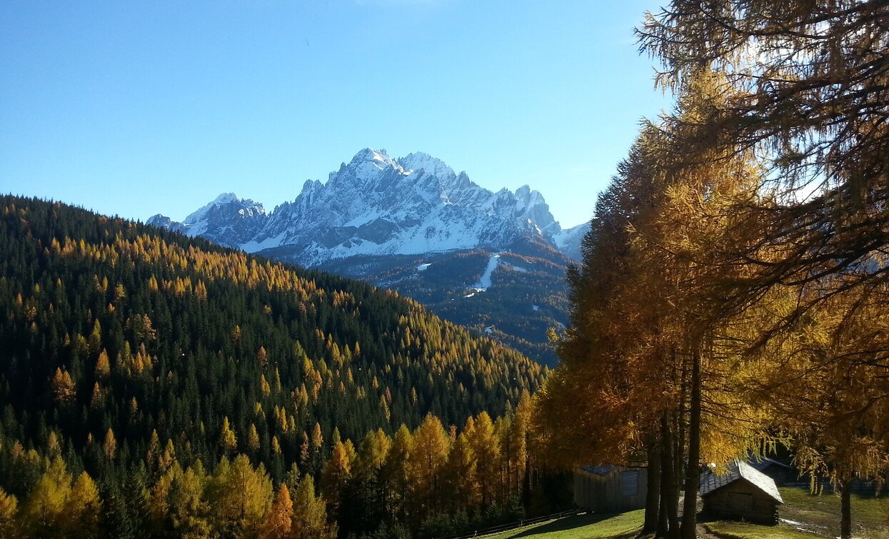 Aussicht Lärchenhütte | © © Tourismusverein Sexten, Sexten Aussicht Lärchenhütte | © © Tourismusverein Sexten, Sexten